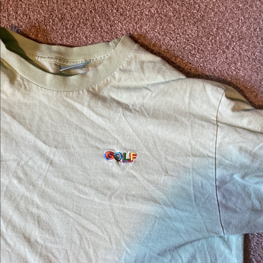 Golf Logo T-Shirt in Light Green